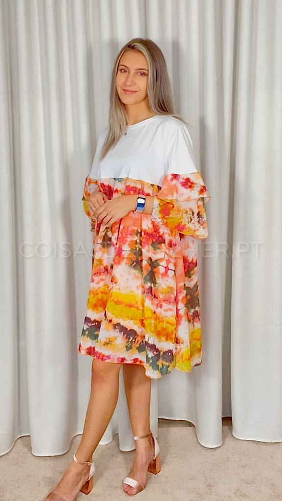 Printed Short Dress