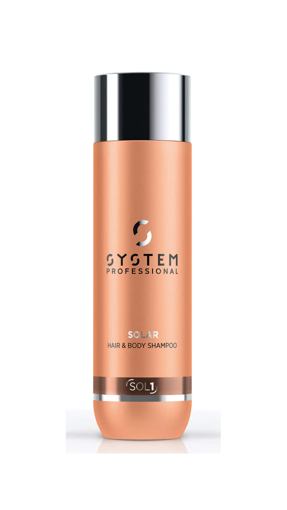 system professional solar hair and body shampoo