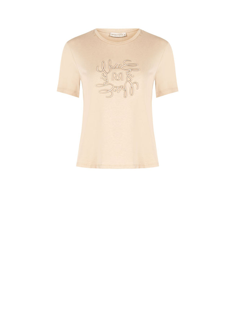 T-shirt Detalhe em Brilhantes