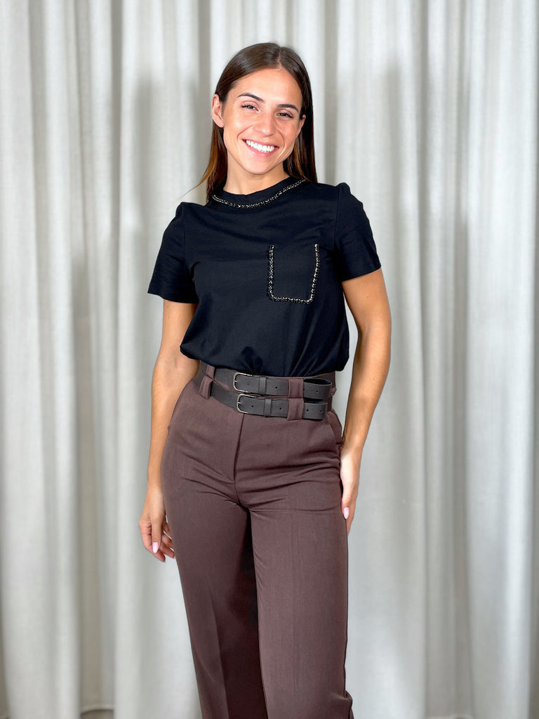 T-shirt Pormenor bolso