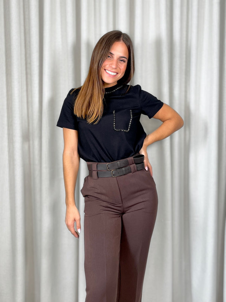 T-shirt Pormenor bolso